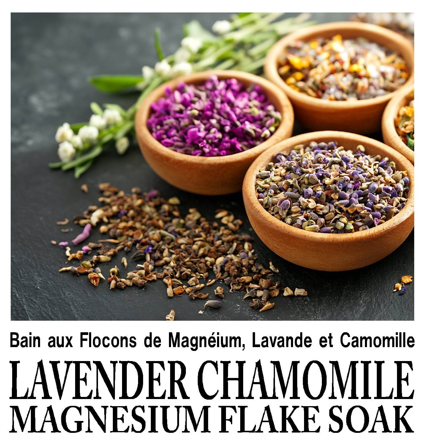 Magnesium Flake Bath Soak (20oz Bag) / Bain de Flocons de Magnésium (Sac de 20oz)