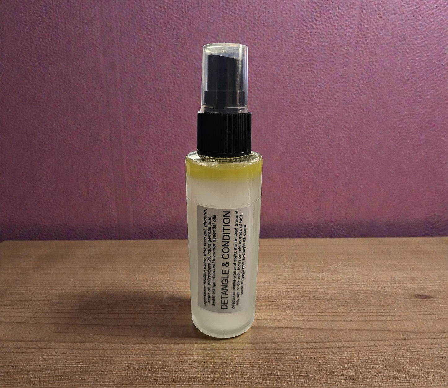 Hair Conditioning Spray (Light Weight) 2oz Clear Spray Bottle