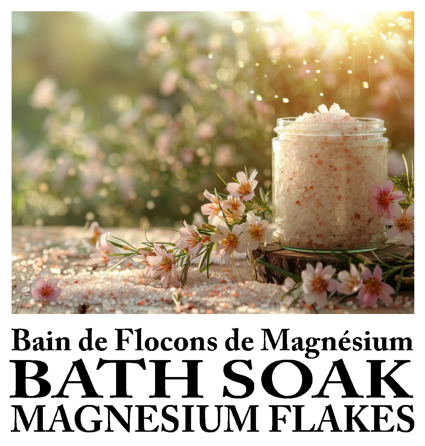 Magnesium Flake Bath Soak (20oz Bag) / Bain de Flocons de Magnésium (Sac de 20oz)