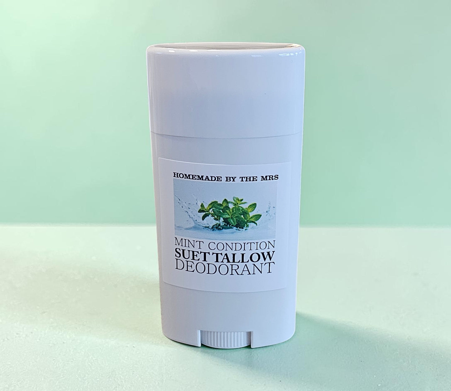 Deodorant Suet Tallow Magnesium (Mint Condition) 2.5oz Plastic Applicator