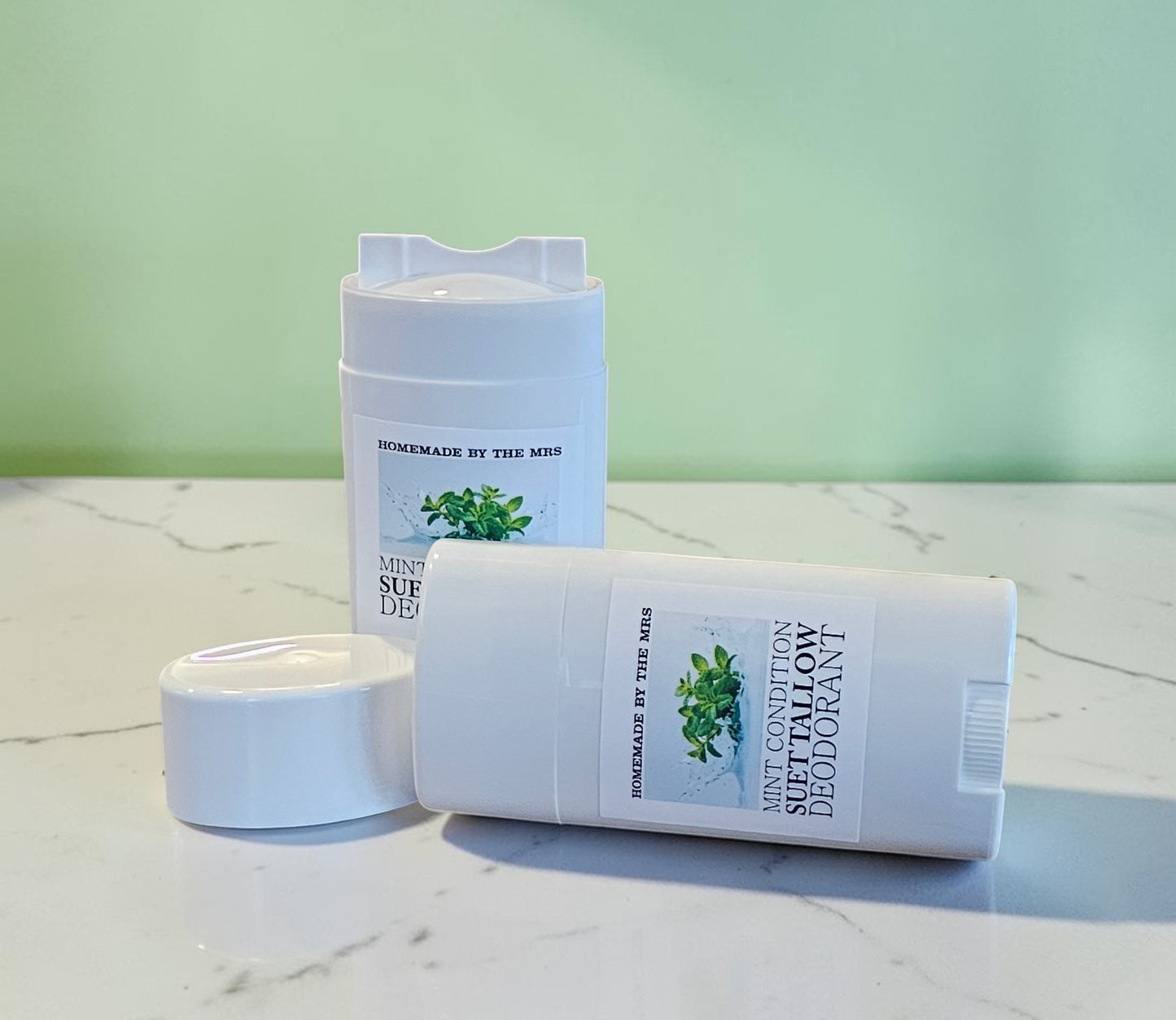 Deodorant Suet Tallow Magnesium (Mint Condition) 2.5oz Plastic Applicator