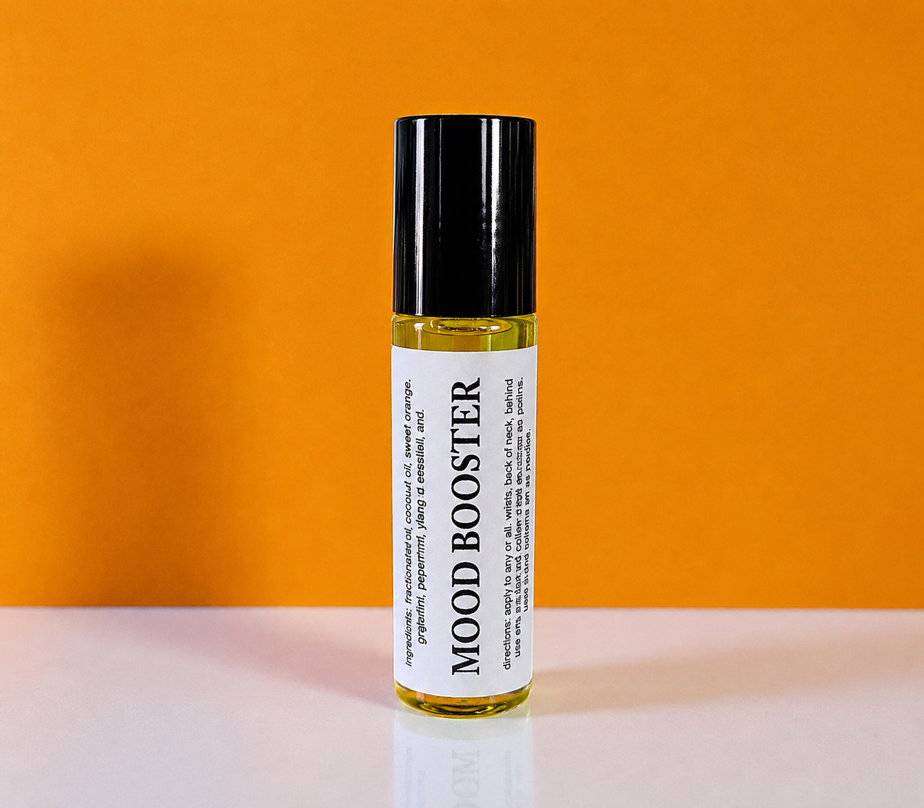 Botanical Wellness Rollers (Mood Booster) 10ml Amber Roller Applicator