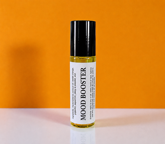 Botanical Wellness Rollers (Mood Booster) 10ml Amber Roller Applicator
