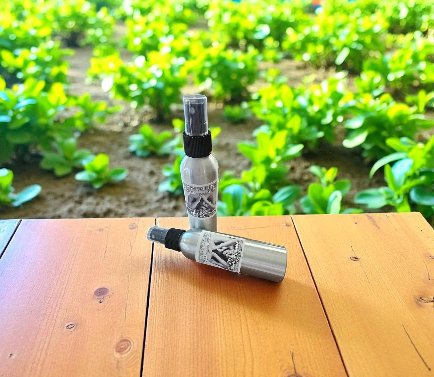 Naked Fabric & Room Deodorizing Spray (4oz Aluminum Misting Spray Bottle)