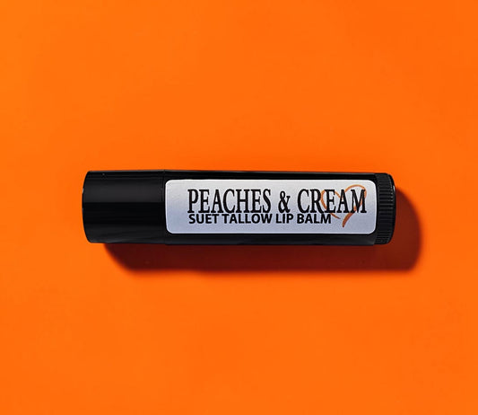 Suet Tallow Lip Balm (Peaches and Cream) 5.5ml Tube