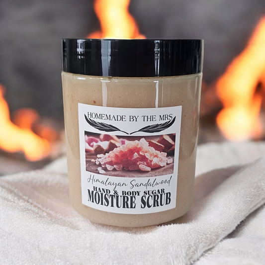Himalayan Sandalwood Moisture Sugar Scrub Hand and Body / Gommage au sucre hydratant au bois de santal de l'Himalaya pour les mains et le corps