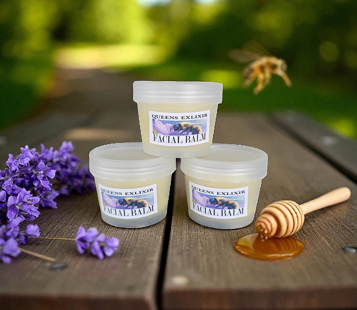 Queens Elixir Facial Balm (2oz frosted glass jar)