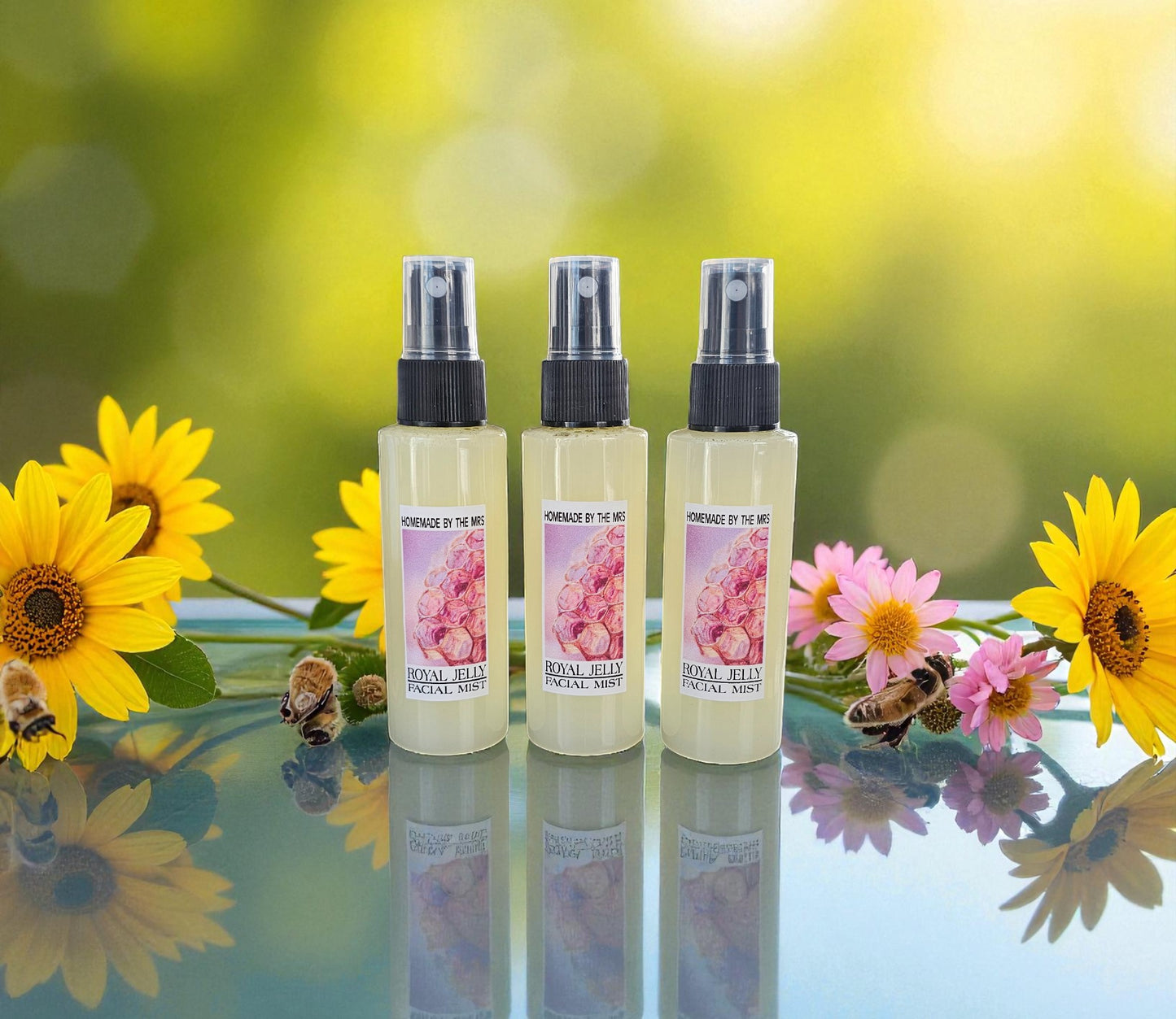 Royal Jelly Facial Toner Spray (2oz Misting Bottle)