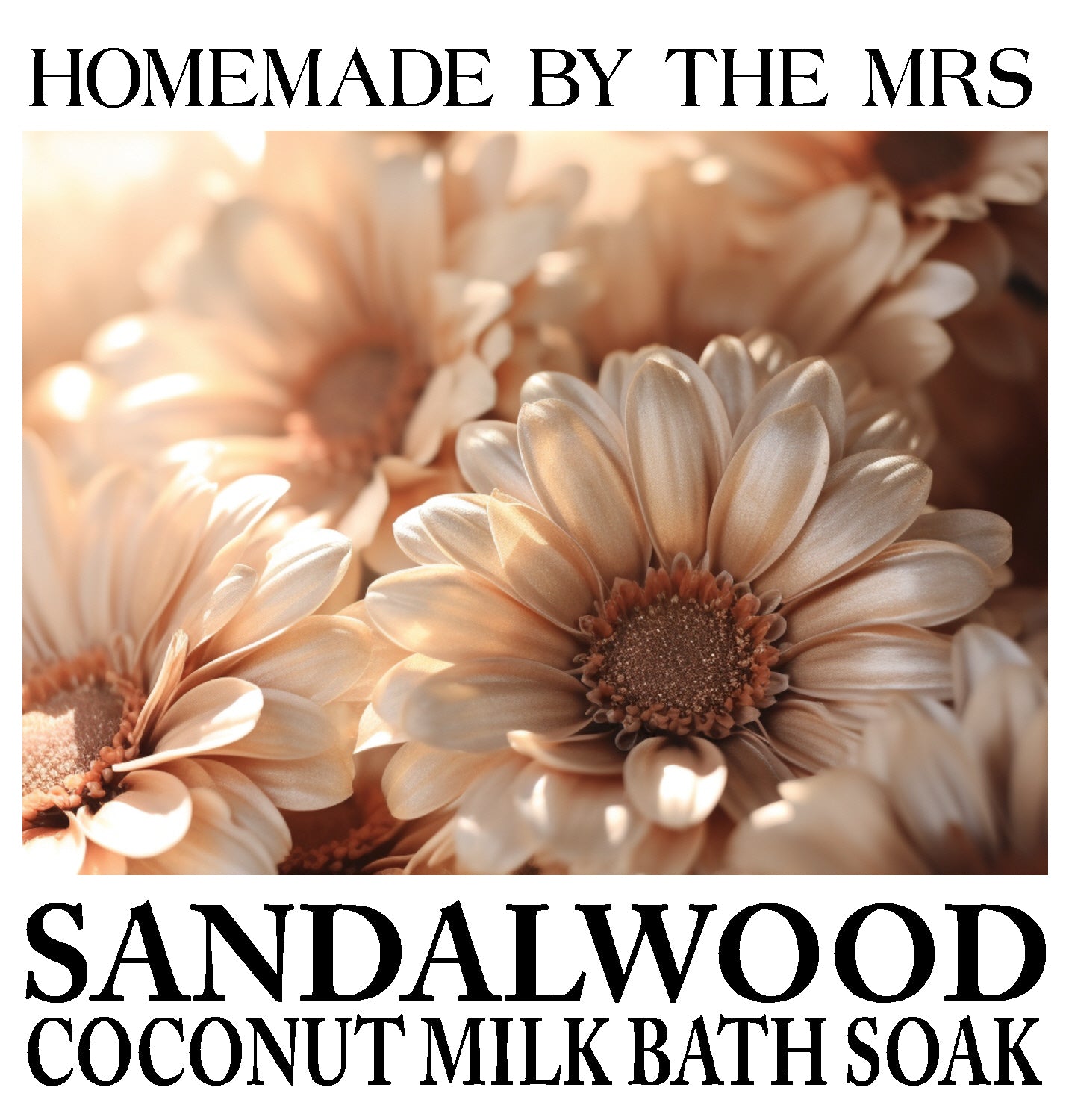 Sandalwood Coconut Milk Oatmeal bath Soak (20oz Bag) / Bain de Lait de Coco, Avoine et Bois de Santal (Sac de 20 oz)