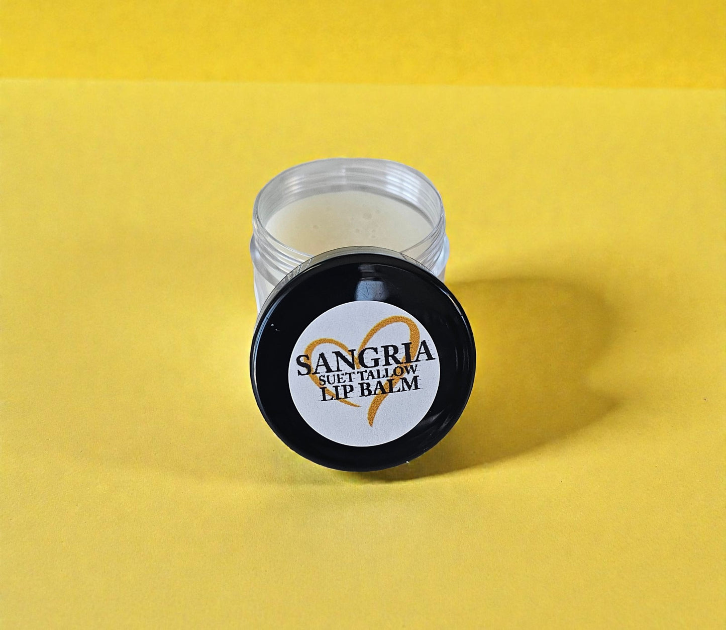 Suet Tallow Lip Balm (Sangria) 1oz container