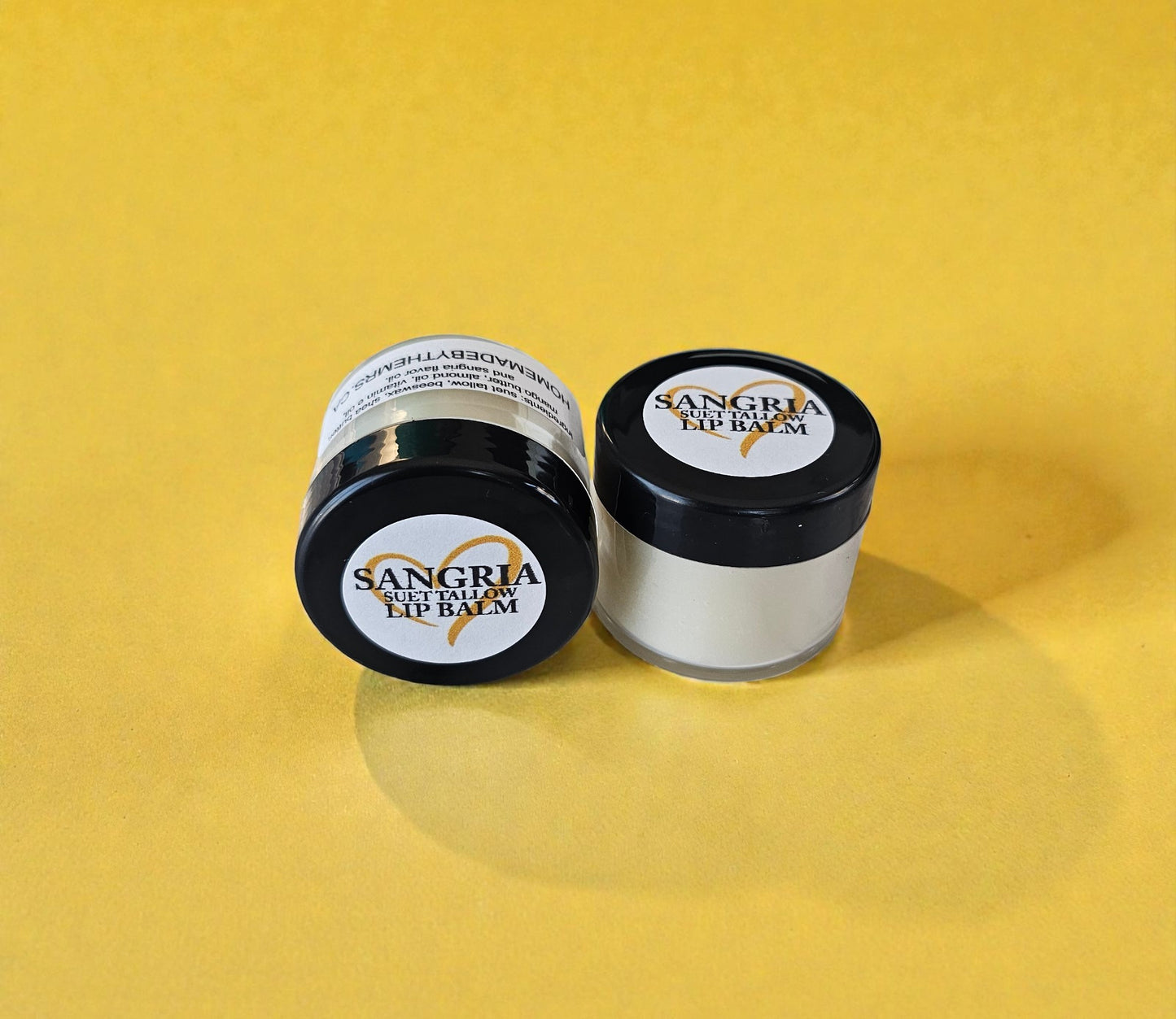 Suet Tallow Lip Balm (Sangria) 1oz container