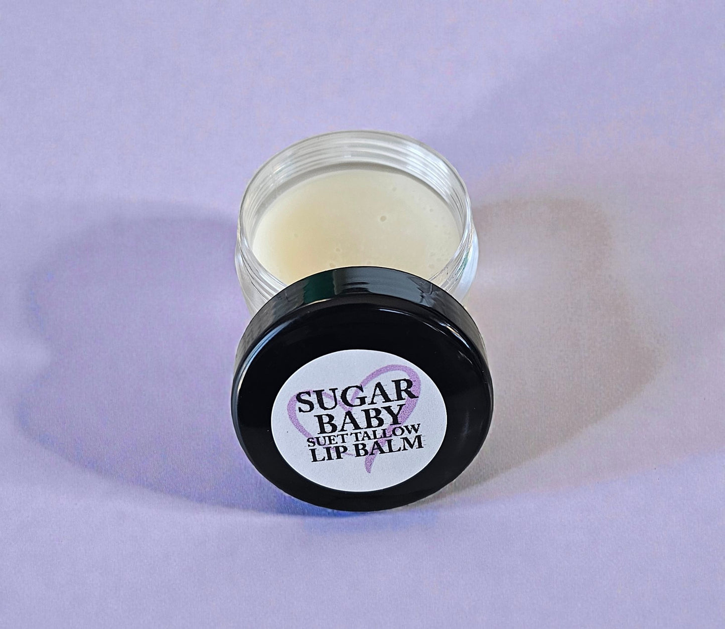 Suet Tallow Lip Balm (Sugar Baby) 1oz container