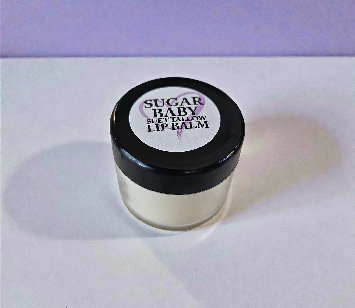 Suet Tallow Lip Balm (Sugar Baby) 1oz container