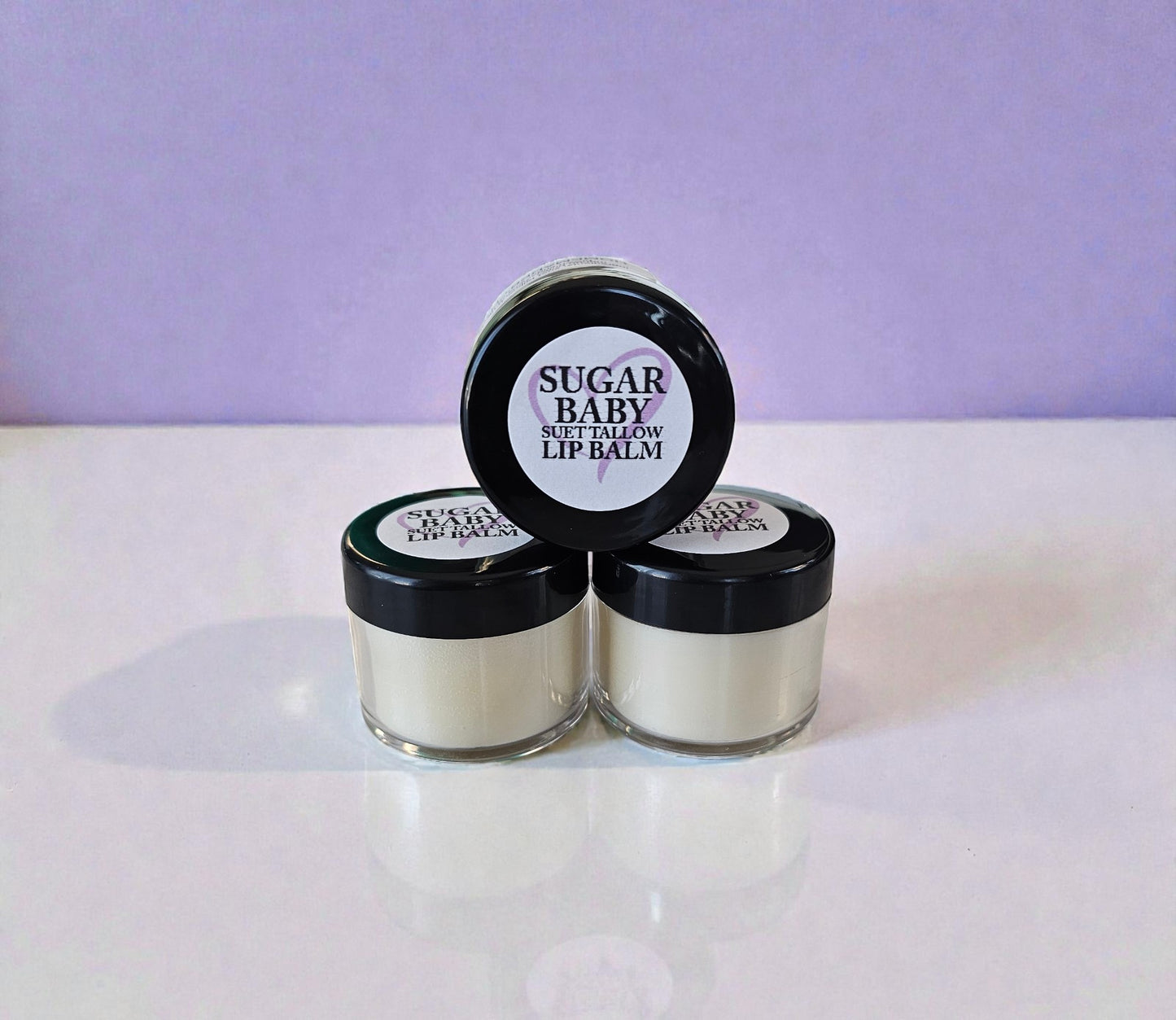 Suet Tallow Lip Balm (Sugar Baby) 1oz container