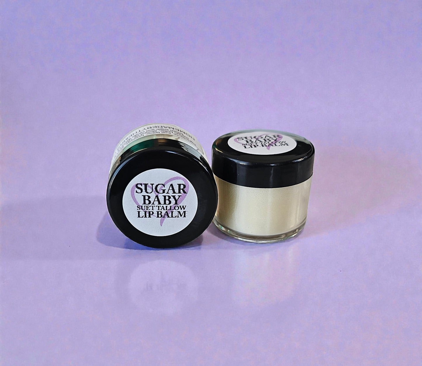 Suet Tallow Lip Balm (Sugar Baby) 1oz container