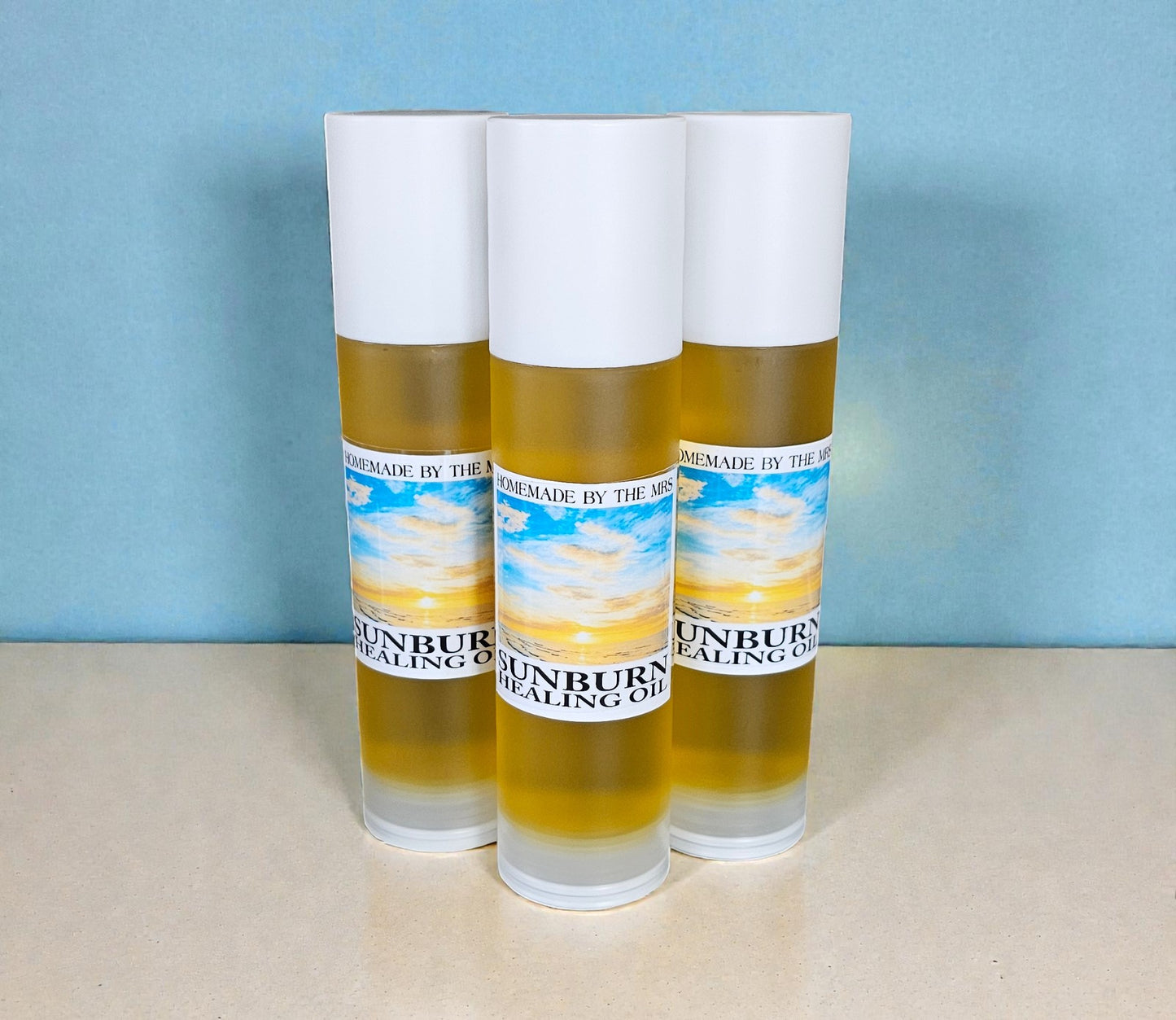 Sunburn Healing Oil (100ml Vacuum Pump Bottle)
