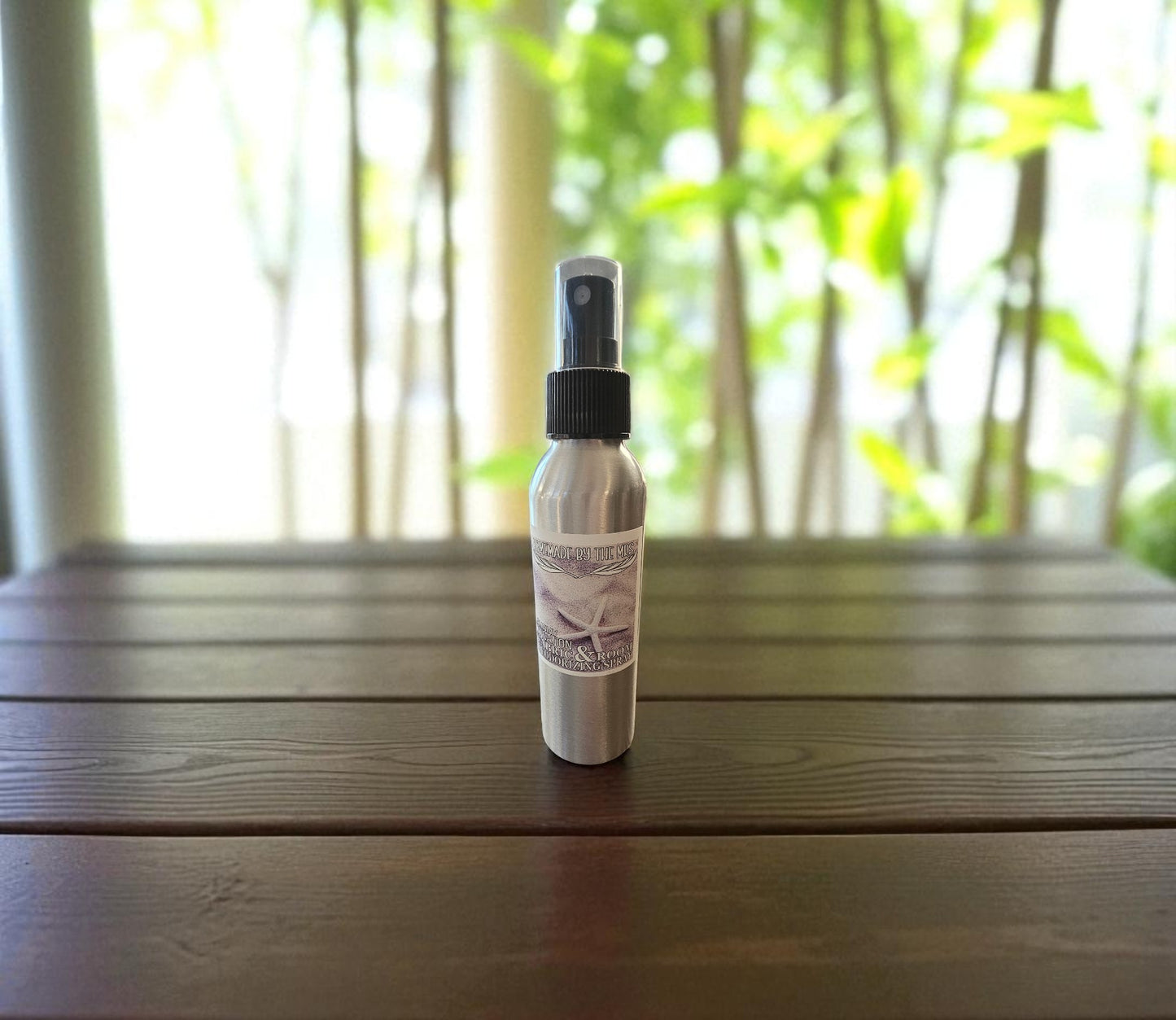 Sunny Vacation Fabric & Room Deodorizing Spray (4oz Aluminum Misting Spray Bottle)