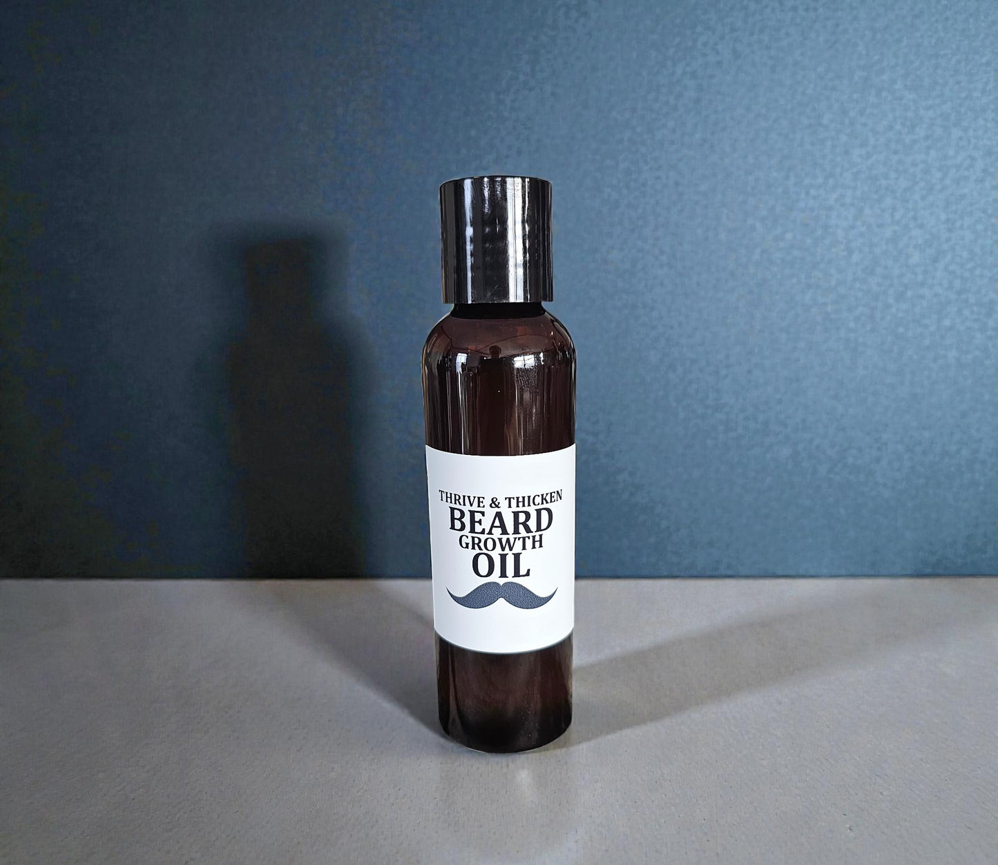 Beard Growth Oil (Thrive and Thicken) 4oz Amber Squeeze Bottle