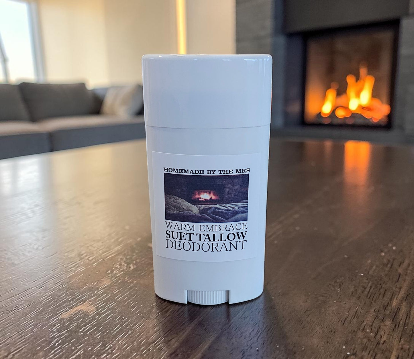 Deodorant Suet Tallow Magnesium (Warm Embrace) 2.5oz Plastic Applicator