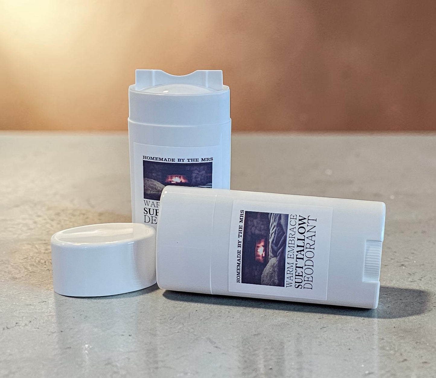 Deodorant Suet Tallow Magnesium (Warm Embrace) 2.5oz Plastic Applicator