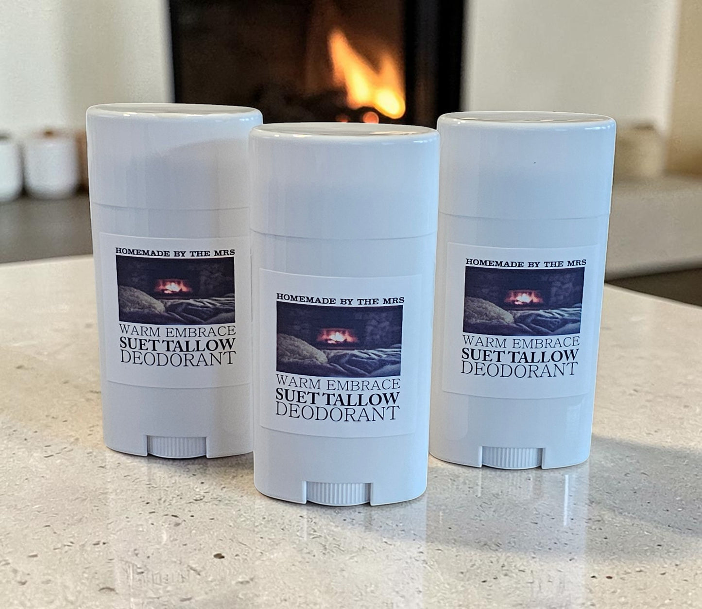 Deodorant Suet Tallow Magnesium (Warm Embrace) 2.5oz Plastic Applicator