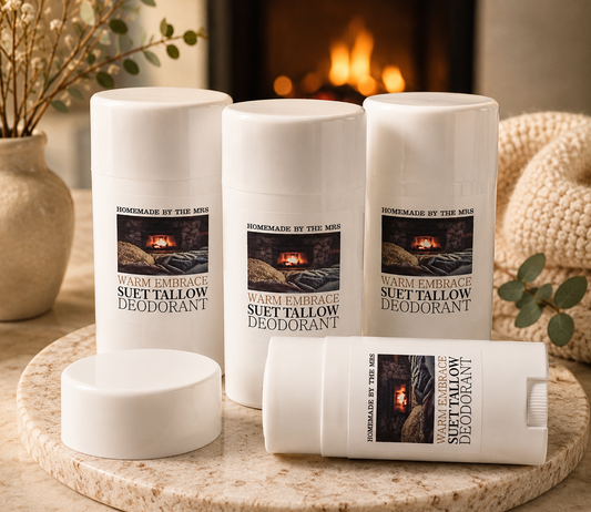 Deodorant Suet Tallow Magnesium (Warm Embrace) 2.5oz Plastic Applicator